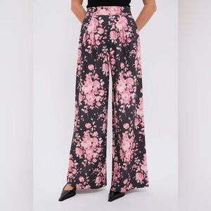 Tuckernuck Beaux Valette Pleated Denim Nate Trouser Pants Size XL Wide Floral